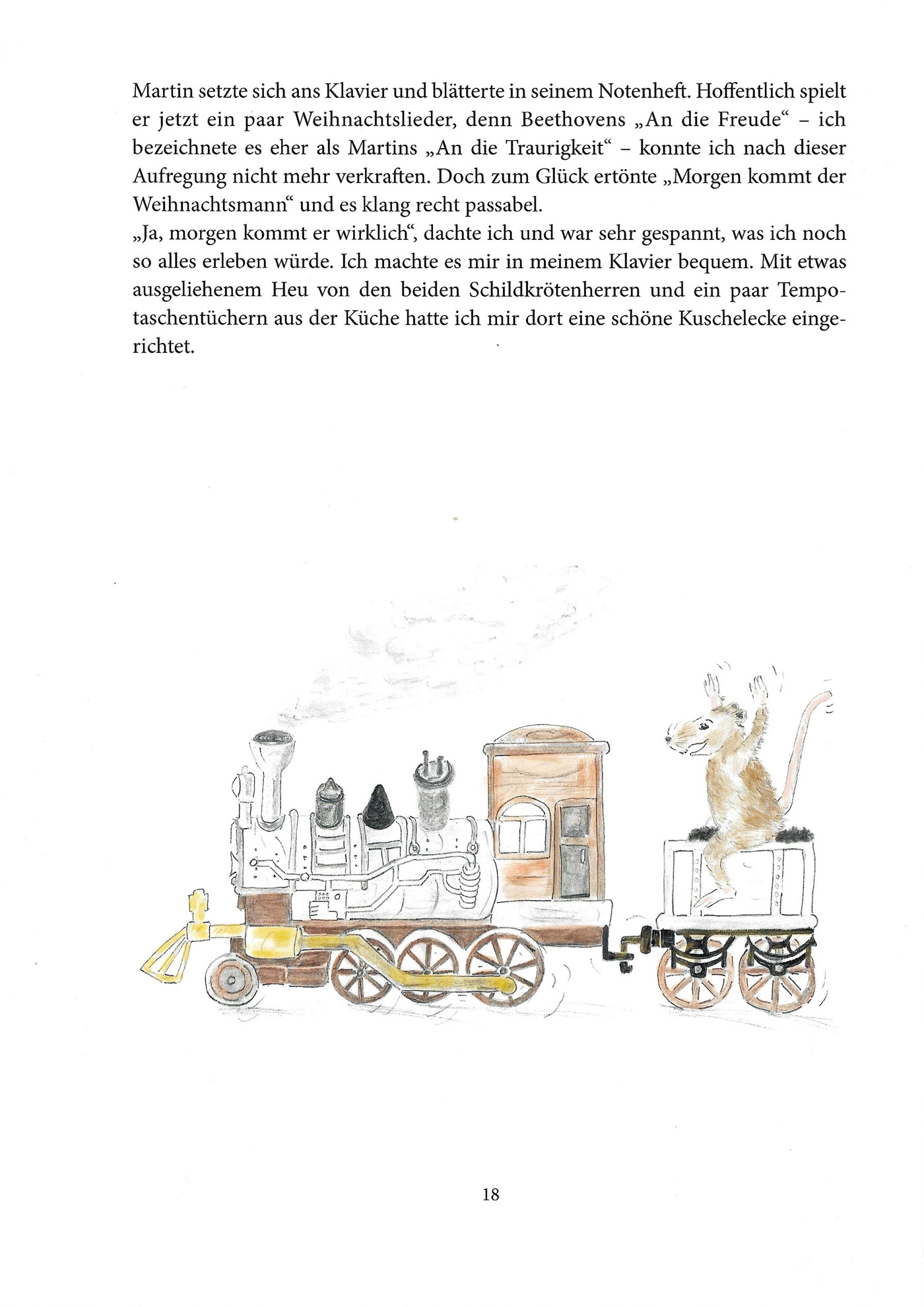 Ratte Rasmus Eisenbahn